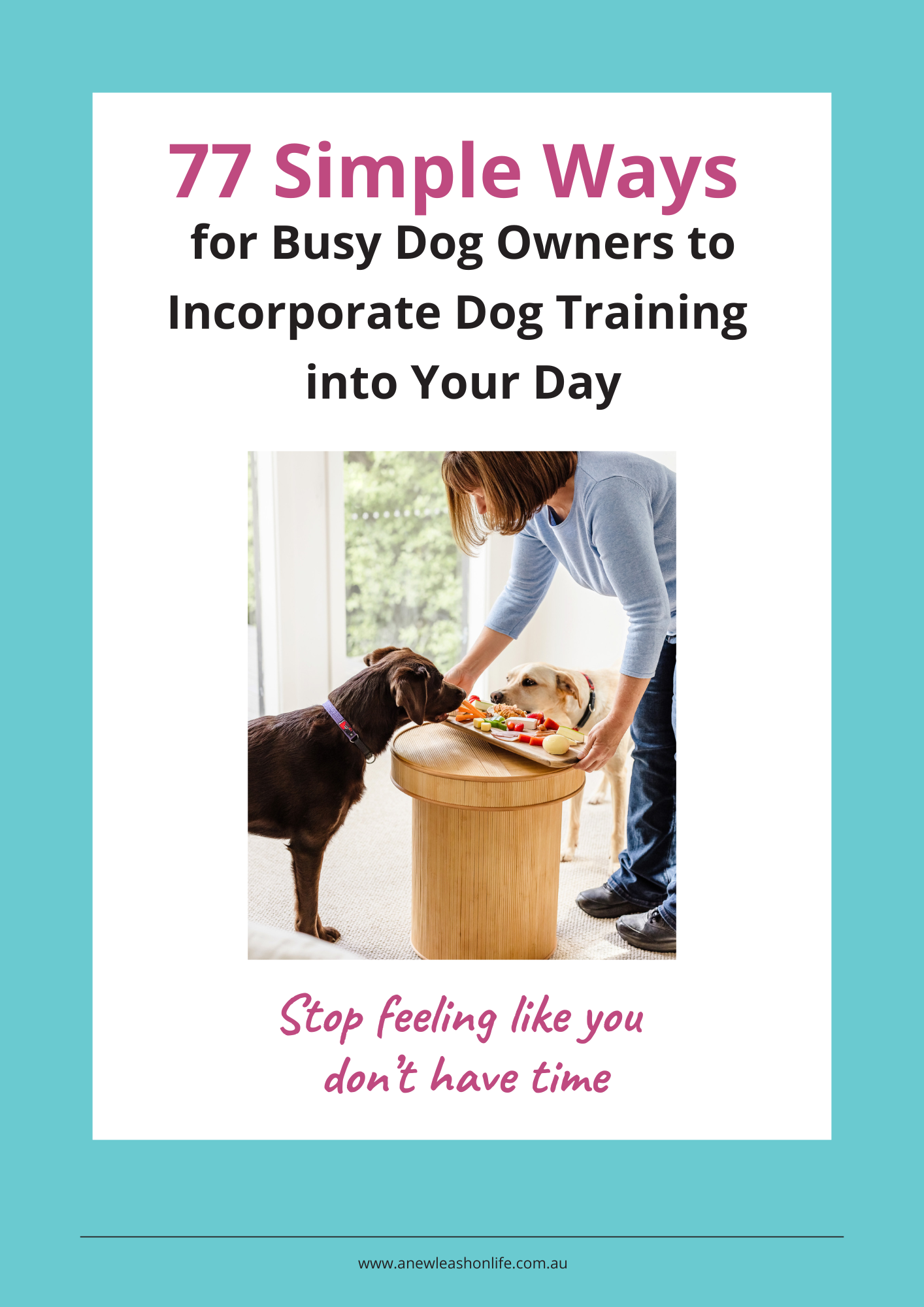 77 Simple Ways to Incorporate Dog Training into your busy day